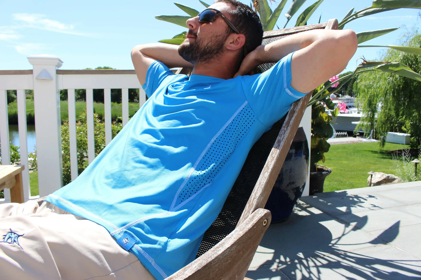 Grander Short Sleeve Performance Tee - White Water Life - Flyclothing LLC