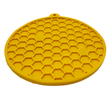 Honeycomb Design emat - Enrichment Lick Mat For Dogs and Cats - With Suction Cups | USA Made - SodaPup/True Dogs, LLC - Flyclothing LLC