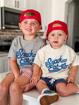 SNACK EAT-ER TEE - VINTAGE CREAM - LITTLE RAD THINGS - Flyclothing LLC