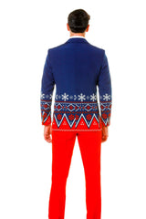 The Nordic Gentleman | Navy Fair Isle Ugly Christmas Suit - Shinesty - Flyclothing LLC