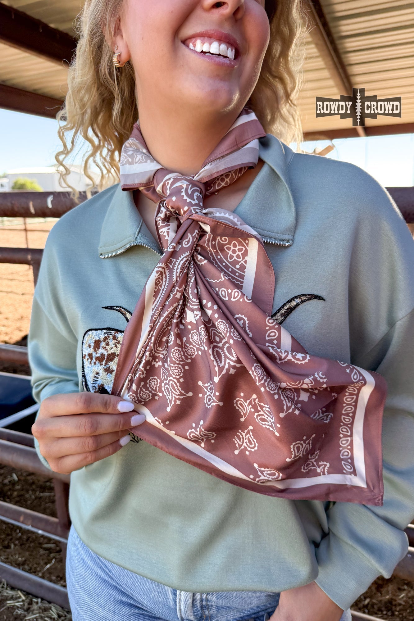 DS MOCHA Paisley Creek Wild Rag