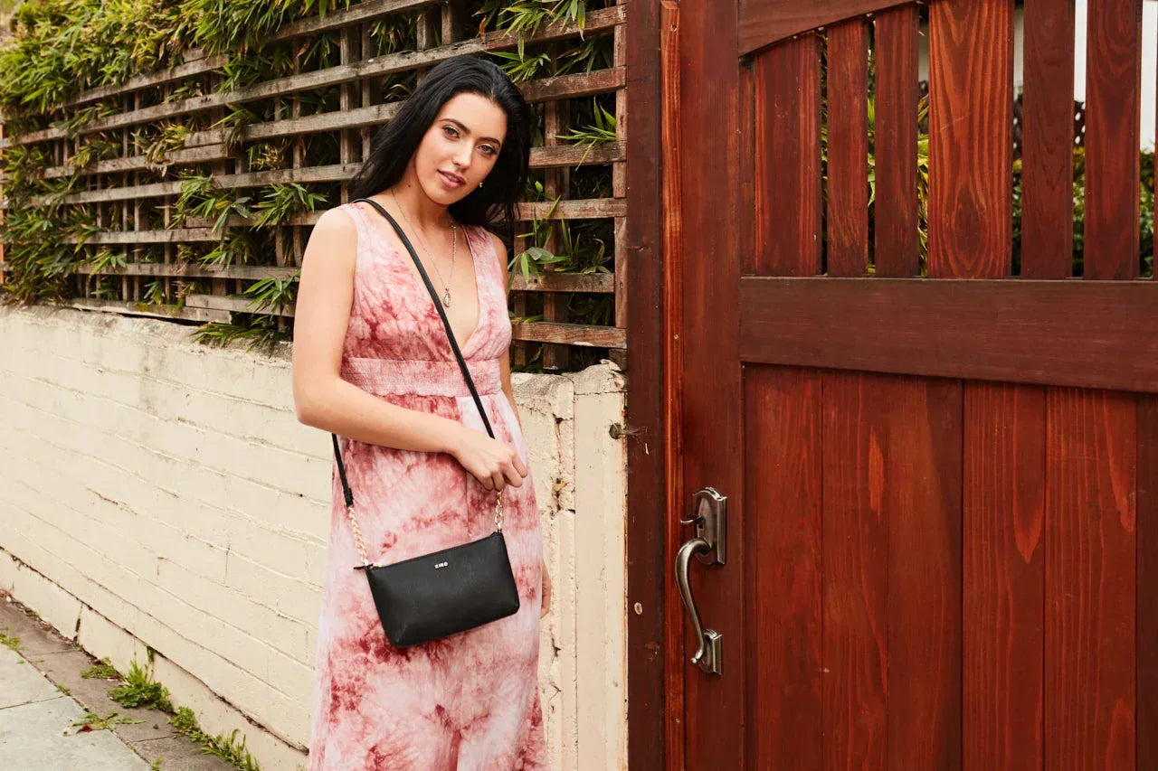 Two Chain Crossbody - Kiko Leather - Flyclothing LLC