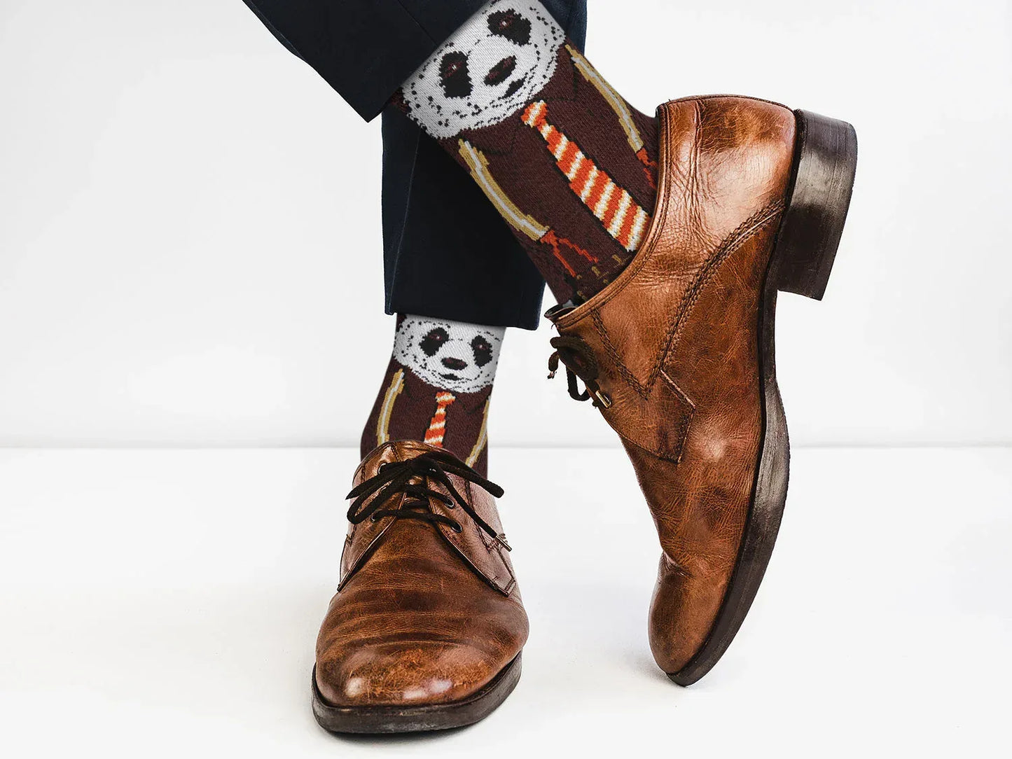 Business Panda Socks - Animal Comfy Cotton Socks for Men & Women - Real Sic - Flyclothing LLC