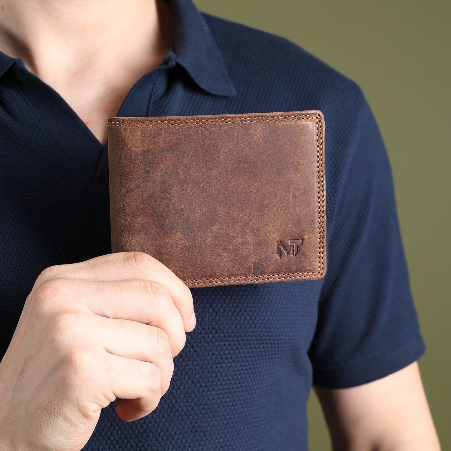 Buffalo Leather Men's Wallet - Hunter - Classy Leather Bags - Flyclothing LLC