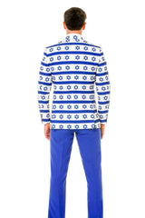 The Rock Star Of David | Hanukkah Sweater Suit - Shinesty