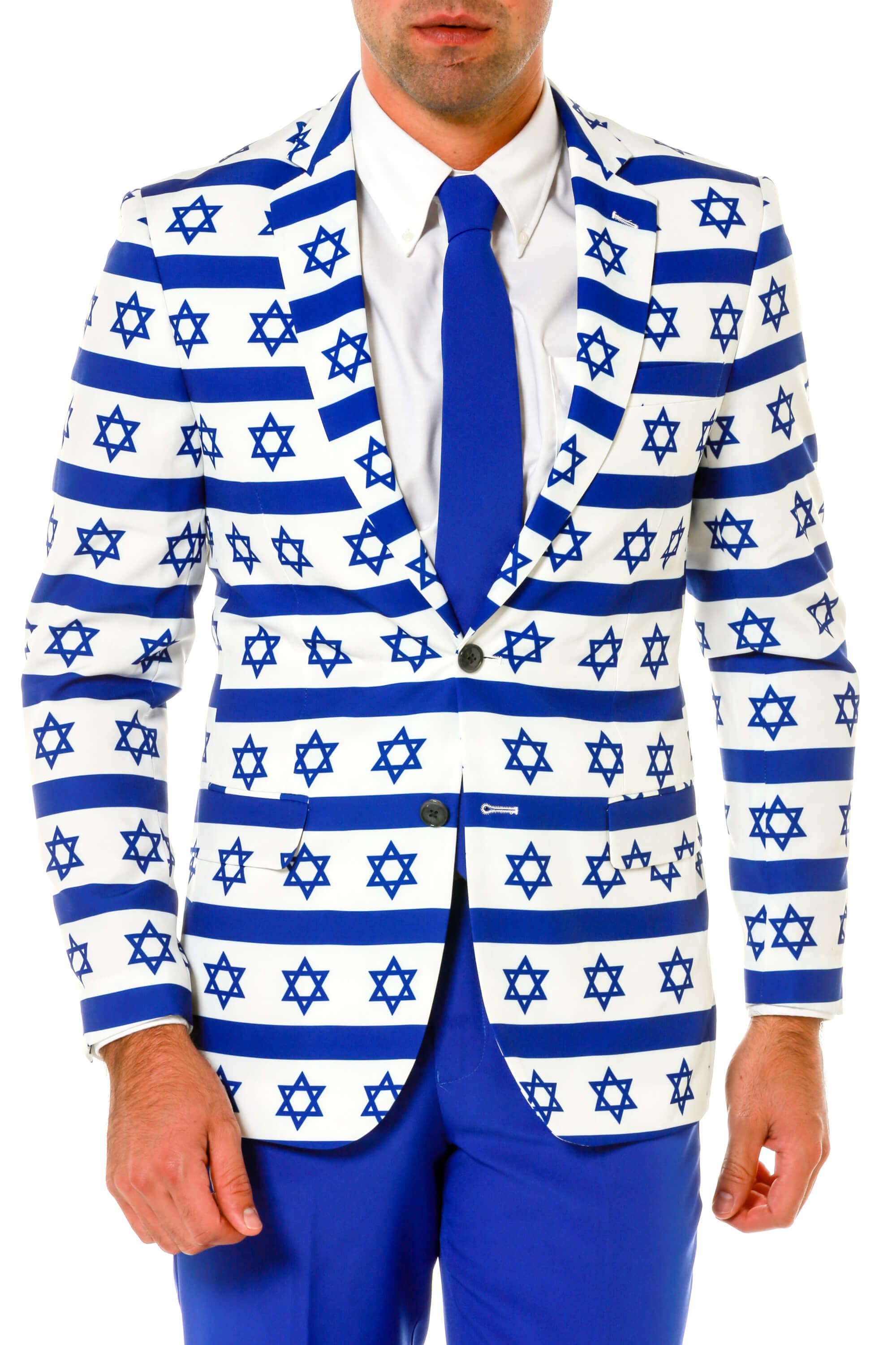 The Rock Star Of David | Hanukkah Sweater Suit - Shinesty