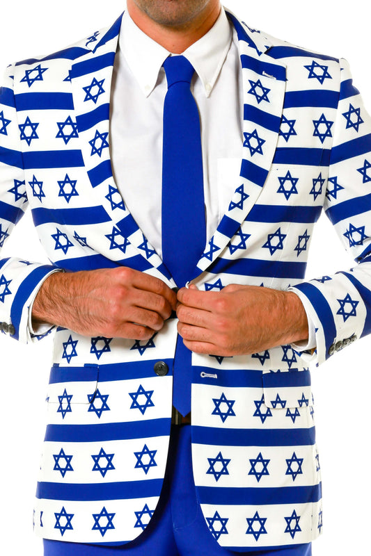 The Rock Star Of David | Hanukkah Sweater Suit - Shinesty