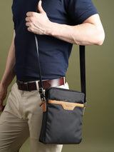 Mark Canvas Side Messenger Bag - Classy Leather Bags - Flyclothing LLC