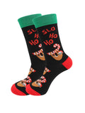 Candy Cane Sloth Christmas Holiday Socks - Comfy Cotton for Men & Women - Real Sic - Flyclothing LLC
