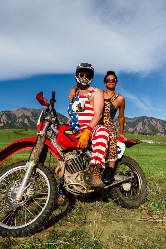 The Screamin Eagles | American Flag Overalls - Shinesty