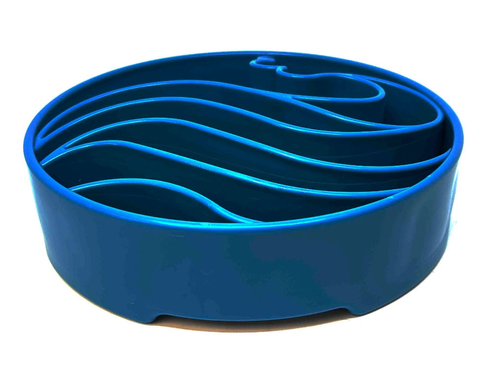 Wave eBowl Deep Slow Feeder Dog Bowl for Enrichment | Made in USA - SodaPup/True Dogs, LLC - Flyclothing LLC