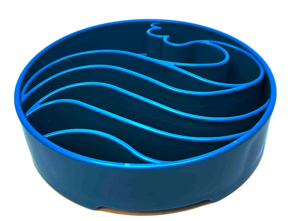 Wave eBowl Deep Slow Feeder Dog Bowl for Enrichment | Made in USA - SodaPup/True Dogs, LLC - Flyclothing LLC