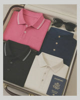 Pocket Polo Shirt - White - Buki - Flyclothing LLC