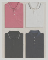 Pocket Polo Shirt - White - Buki - Flyclothing LLC