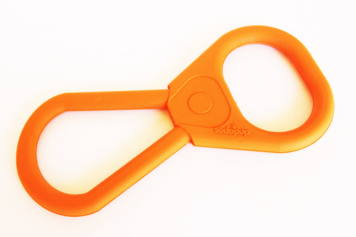 Pop Top Rubber Tug Toy for Interactive Play | Heavy Chewers | USA Made | SodaPup - SodaPup/True Dogs, LLC - Flyclothing LLC