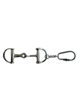 Huntley Equestrian Silver D-Bit Keychain