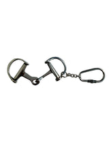 Huntley Equestrian Silver D-Bit Keychain