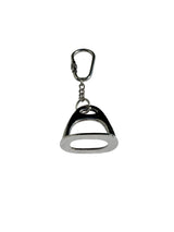 Huntley Equestrian Silver English Stirrup Keychain