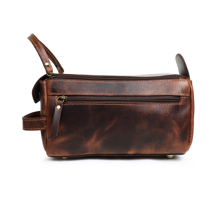 The Reuben Travel Dopp Kit - Classy Leather Bags - Flyclothing LLC