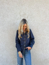 Prodigal Blues Pearl Snap Blouse - Lil Bee's Bohemian - Flyclothing LLC