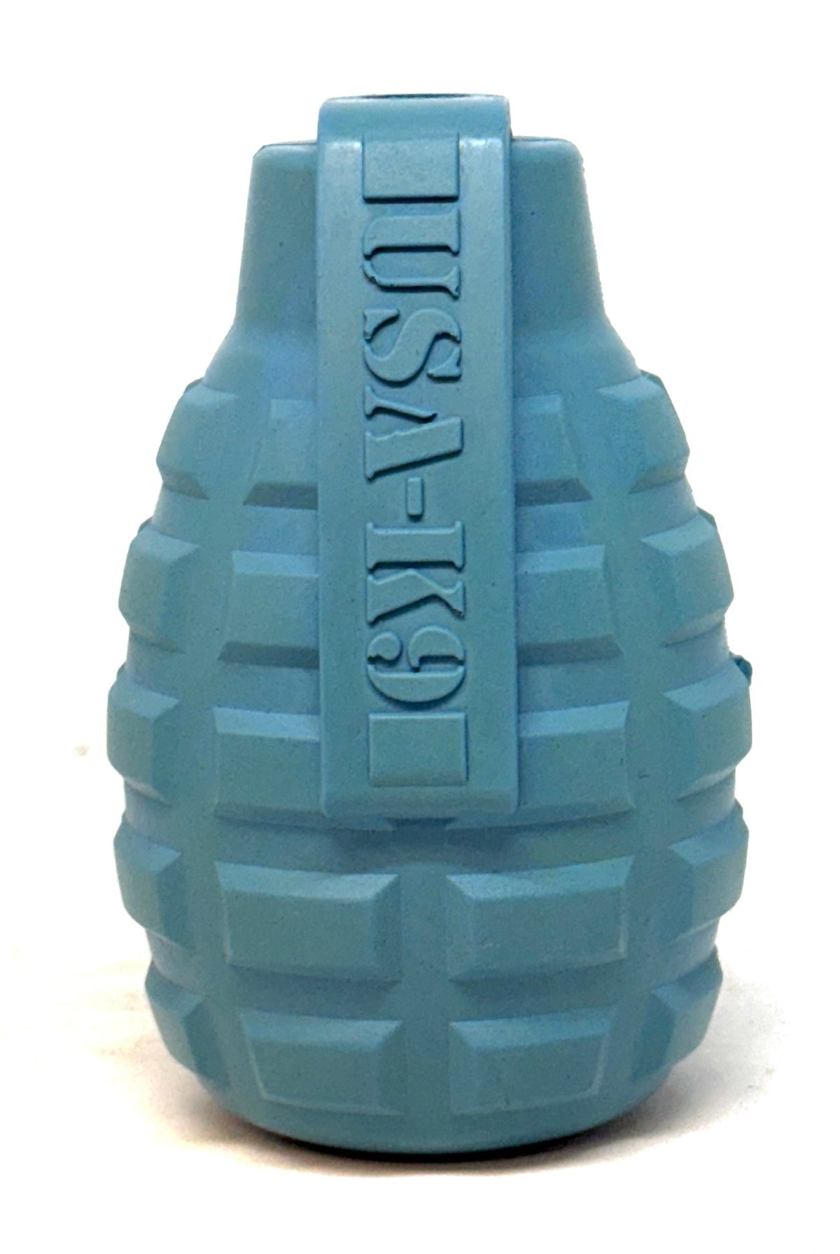 USA-K9 Grenade Rubber Dog Chew Toy | K9 Handler eDispenser Toy | Red & Blue | USA Made - SodaPup/True Dogs, LLC - Flyclothing LLC