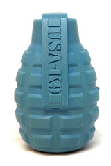 USA-K9 Grenade Rubber Dog Chew Toy | K9 Handler eDispenser Toy | Red & Blue | USA Made - SodaPup/True Dogs, LLC - Flyclothing LLC