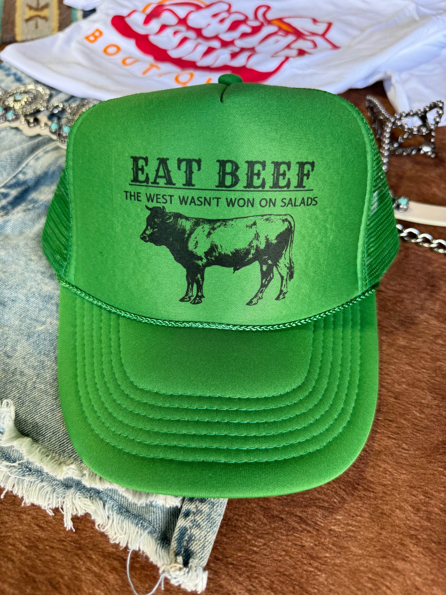 West Wasn't Won On Salads Trucker Hat - Wild Junkie - Flyclothing LLC