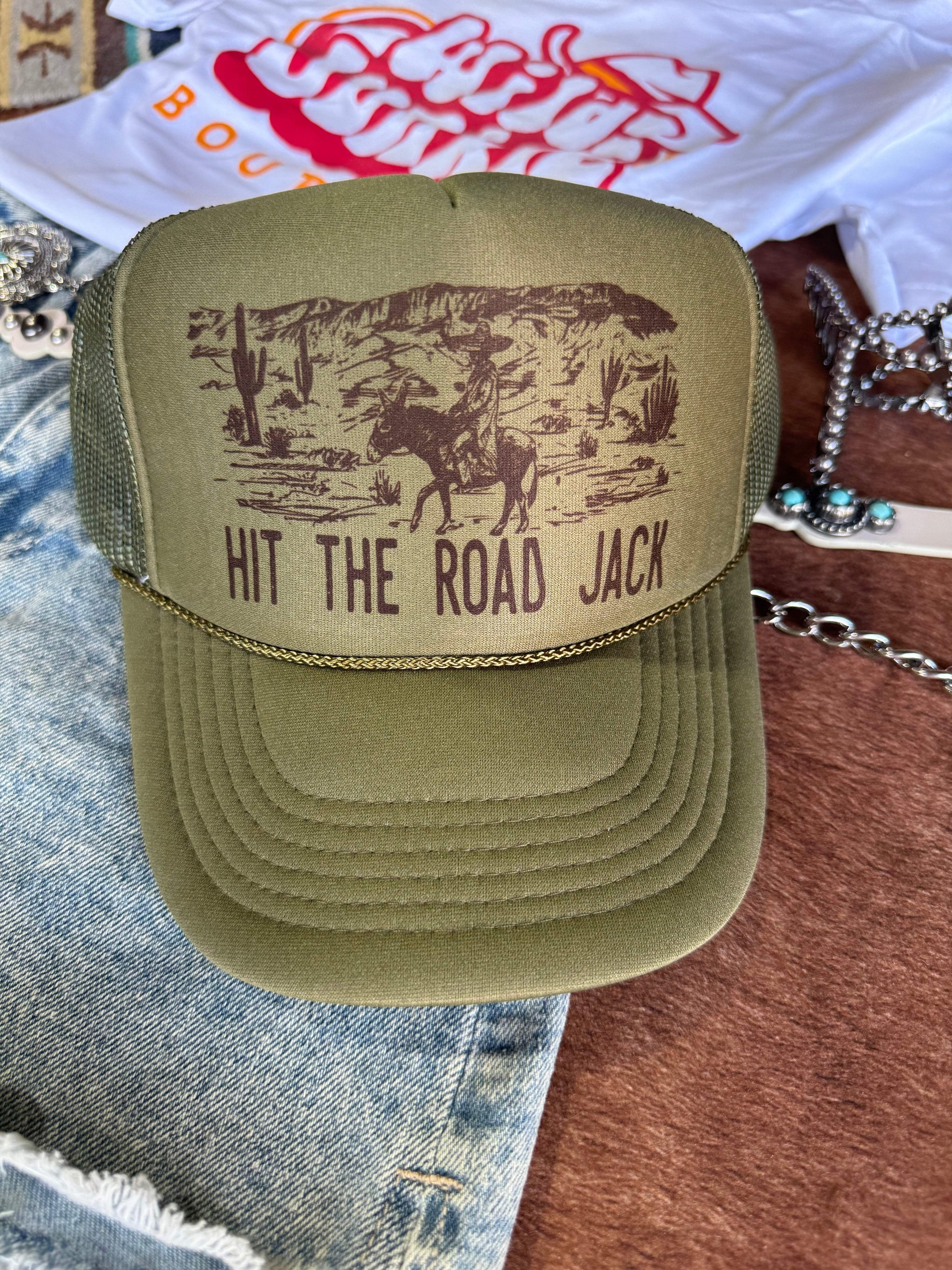 Hit The Road Jack Trucker Hat - Wild Junkie - Flyclothing LLC