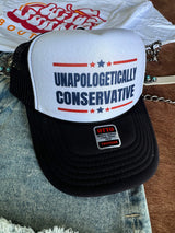 Unapologetically Conservative Trucker Hat - Wild Junkie - Flyclothing LLC