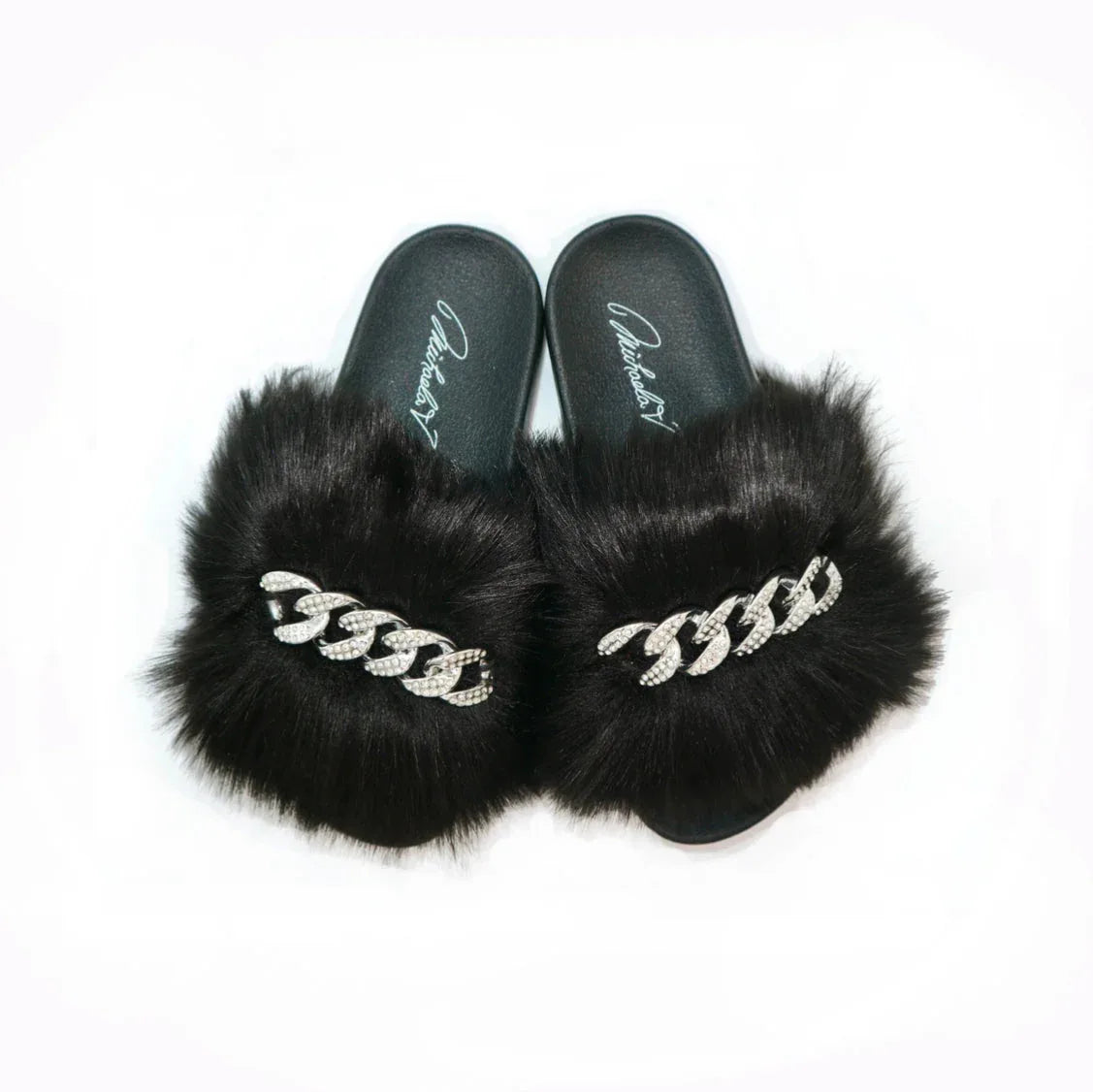 Michaela V Pupa Slippers Black - Michaela V - Flyclothing LLC