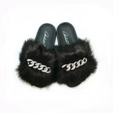 Michaela V Pupa Slippers Black - Michaela V - Flyclothing LLC