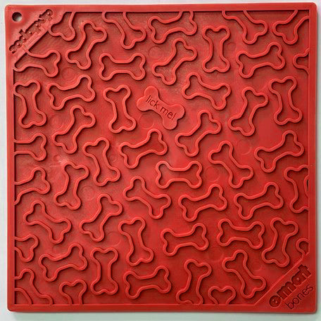 Bones eMat - Enrichment Lick Mat for Dogs and Cats | eMat Enrichment Toy for Anxiety Relief | SodaPup - SodaPup/True Dogs, LLC - Flyclothing LLC
