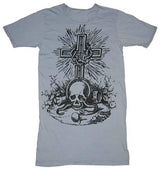 United Rockers Skull Cross T-Shirt - Mosquitohead Shirts - Flyclothing LLC