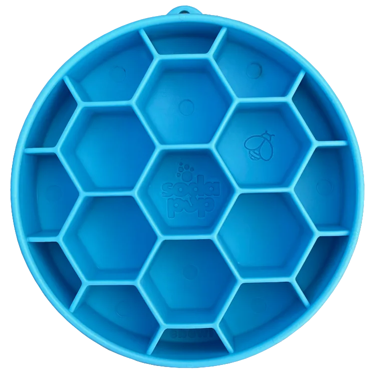 Honeycomb eBowl Deep Slow Feeder Dog Bowl for Enrichment | USA Made - SodaPup/True Dogs, LLC - Flyclothing LLC