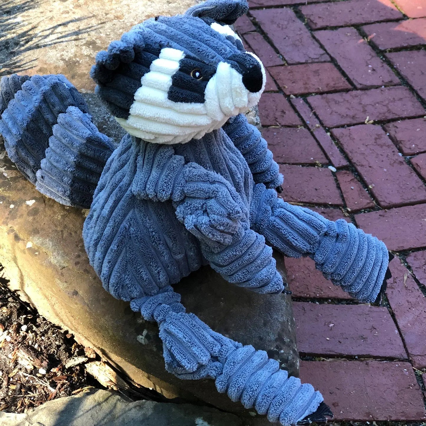 Reggie Raccoon Knottie® Plush Dog Toy - HuggleHounds - Flyclothing LLC