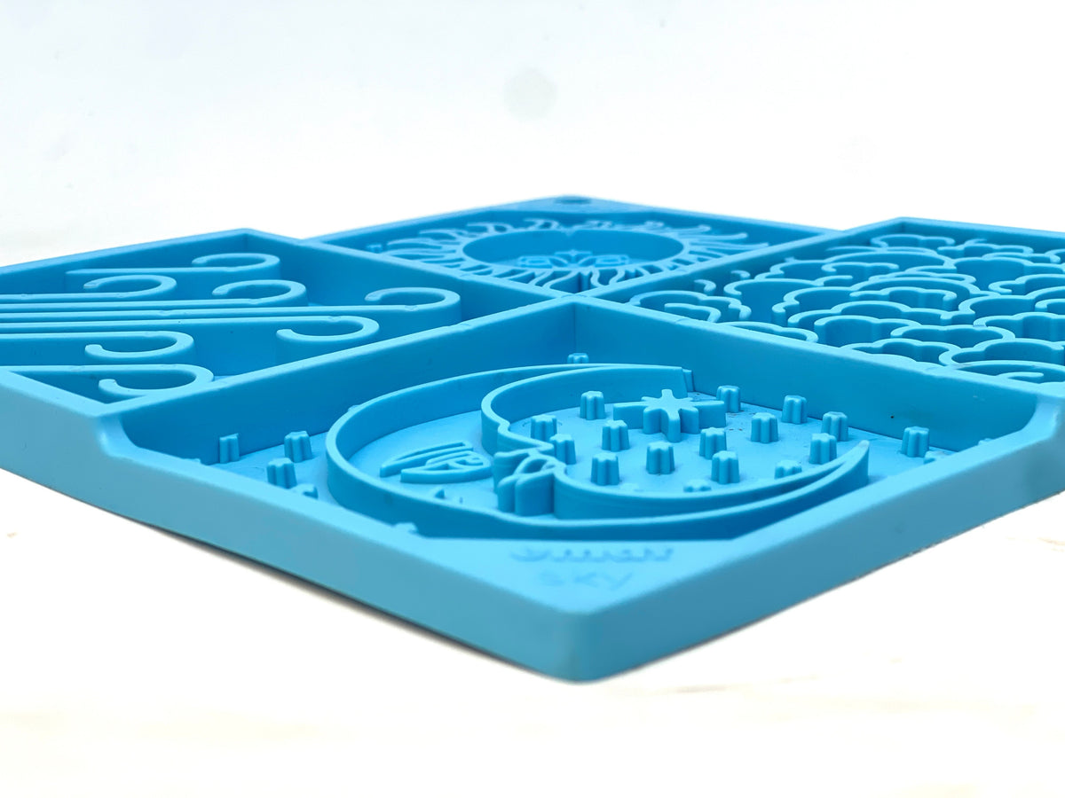 Sky eMat - Enrichment Lick Mat for Dogs and Cats | Celestial Design | SodaPup - SodaPup/True Dogs, LLC - Flyclothing LLC
