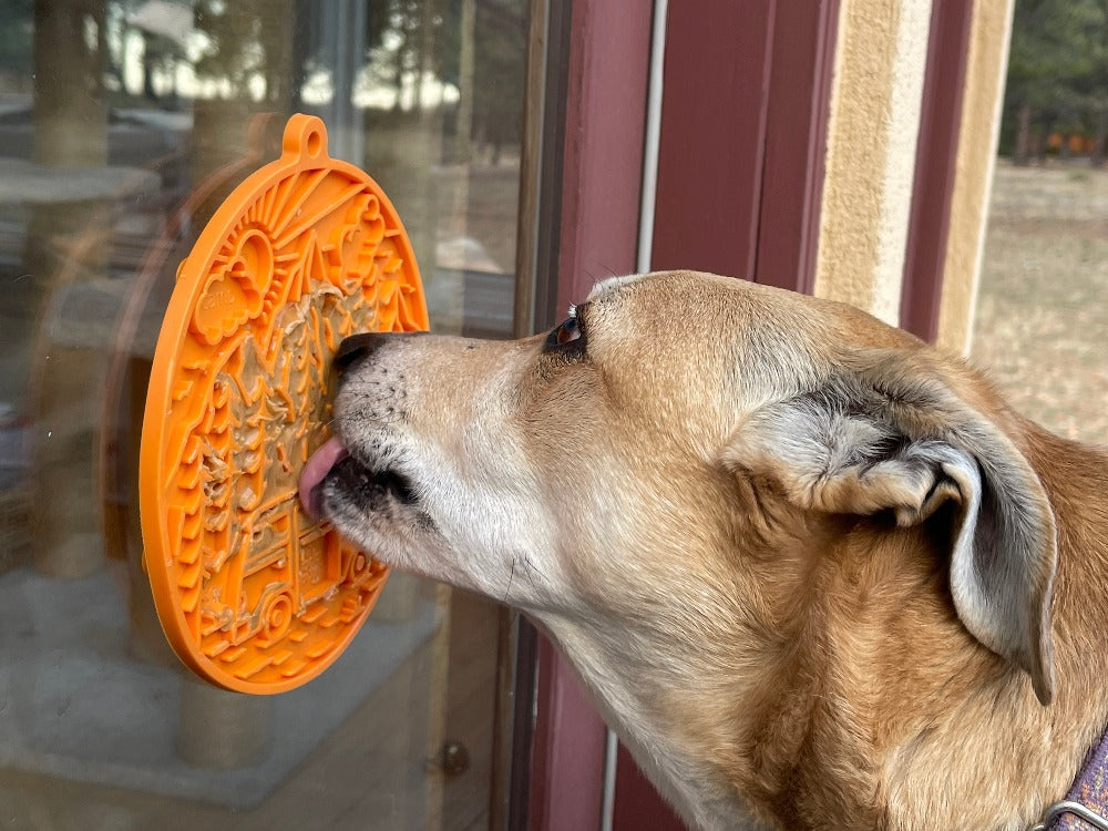 Camp eMat - Enrichment Lick Mat For Dogs and Cats - with Suction Cups | Retro Van Design | USA Made - SodaPup/True Dogs, LLC - Flyclothing LLC