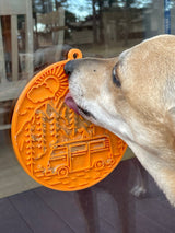 Camp eMat - Enrichment Lick Mat For Dogs and Cats - with Suction Cups | Retro Van Design | USA Made - SodaPup/True Dogs, LLC - Flyclothing LLC