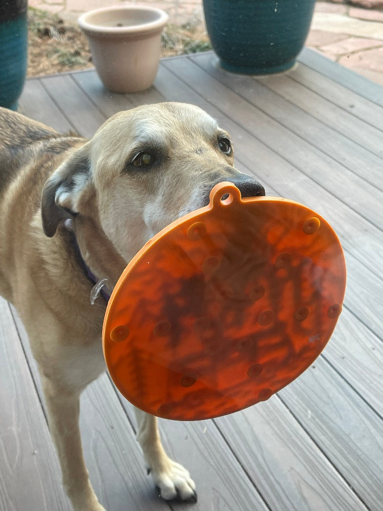 Camp eMat - Enrichment Lick Mat For Dogs and Cats - with Suction Cups | Retro Van Design | USA Made - SodaPup/True Dogs, LLC - Flyclothing LLC