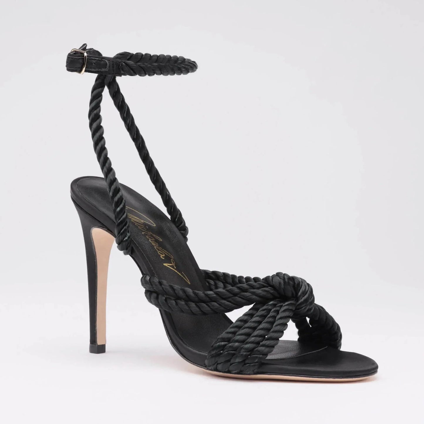 Michaela V Selene Satin heels • Black - Michaela V - Flyclothing LLC