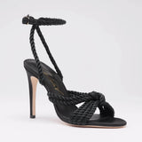 Michaela V Selene Satin heels • Black - Michaela V - Flyclothing LLC