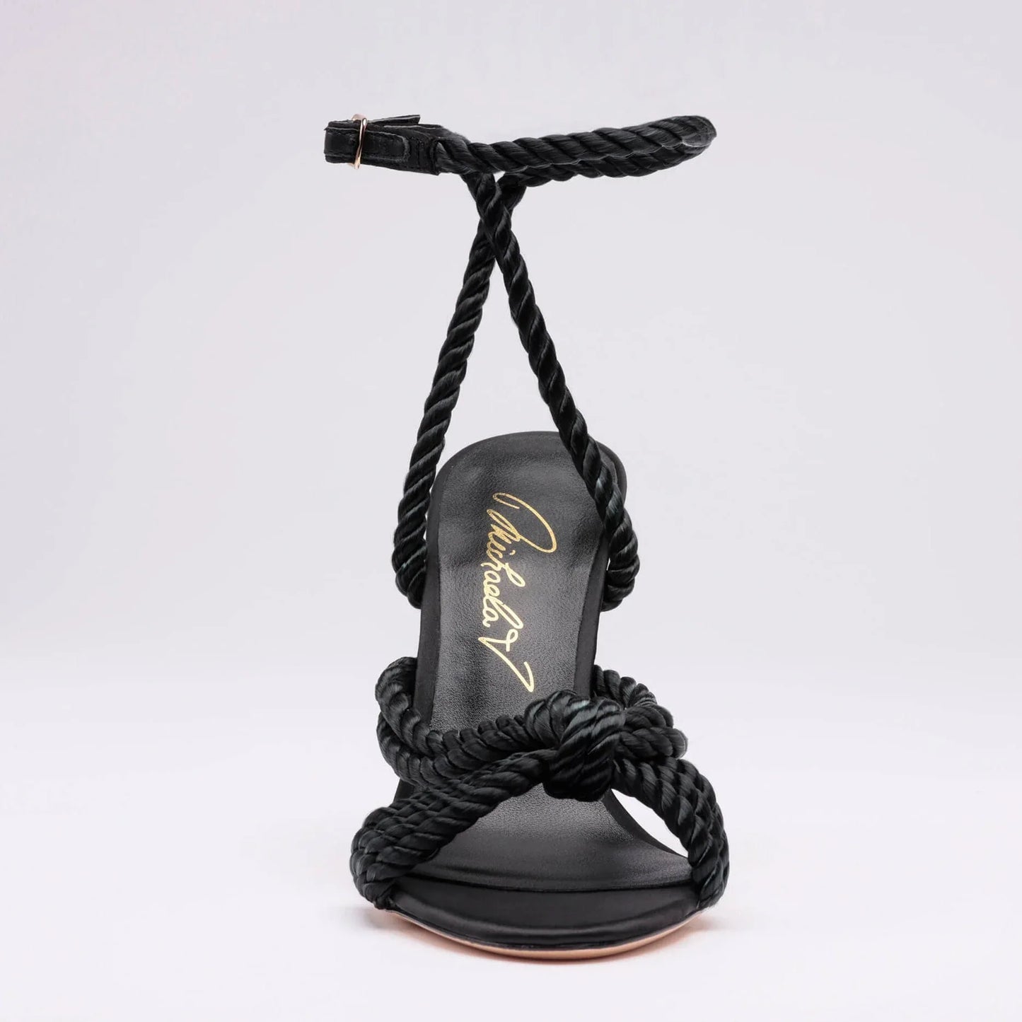 Michaela V Selene Satin heels • Black - Michaela V - Flyclothing LLC