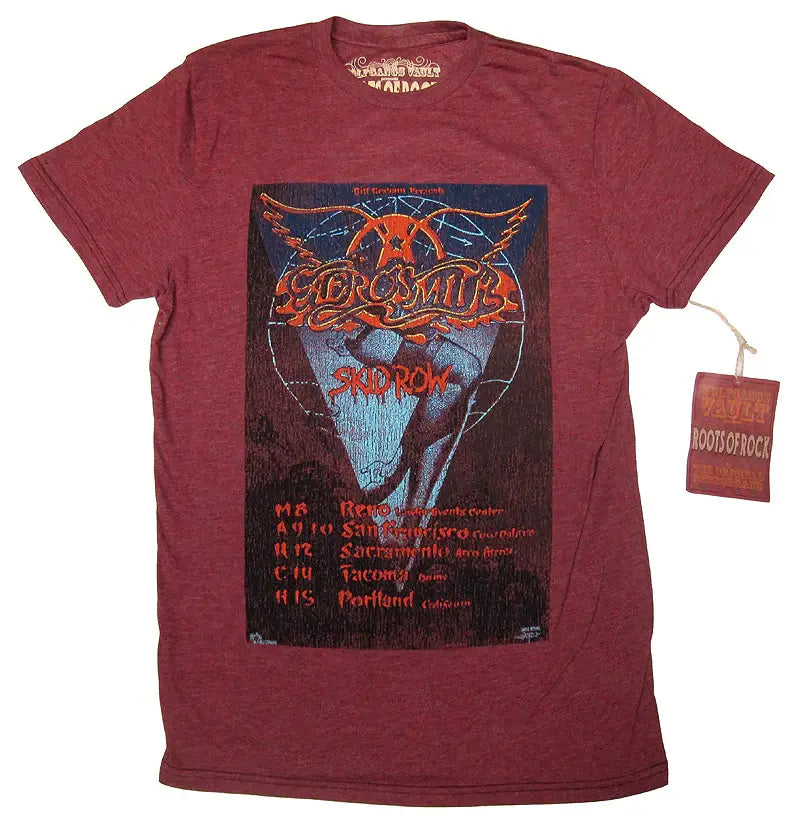 Wolfgang's Vault Aerosmith Shirt - Original Retro Brand - Flyclothing LLC