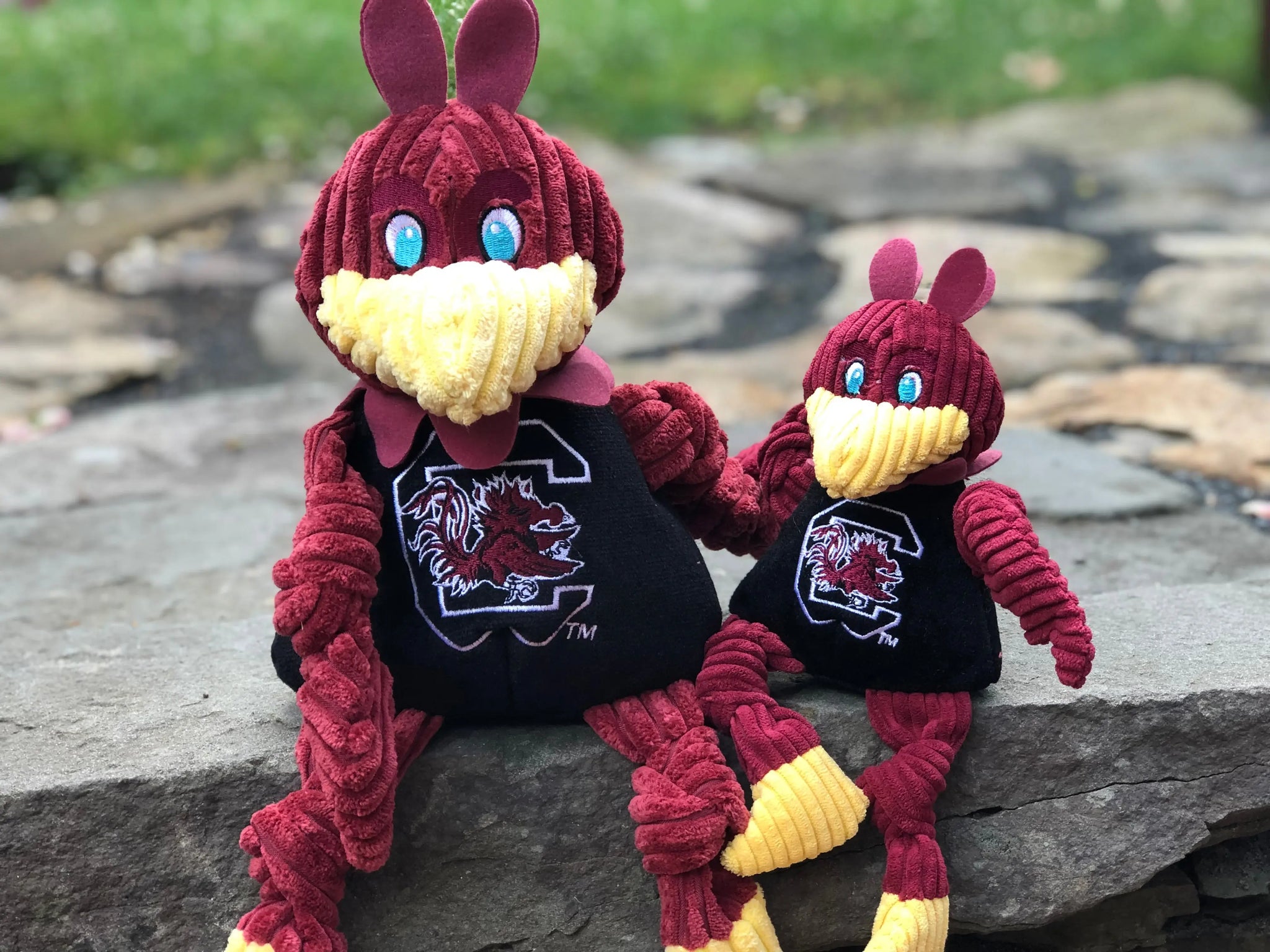 NCAA University of South Carolina, Cocky Knottie® Plush Dog Toy - HuggleHounds - Flyclothing LLC