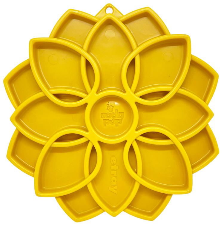 Mandala eTray Shallow Slow Feeder Dog Bowl for Enrichment | USA Made - SodaPup/True Dogs, LLC - Flyclothing LLC