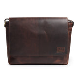 Genuine Sitka Leather Laptop Bag - Classy Leather Bags - Flyclothing LLC