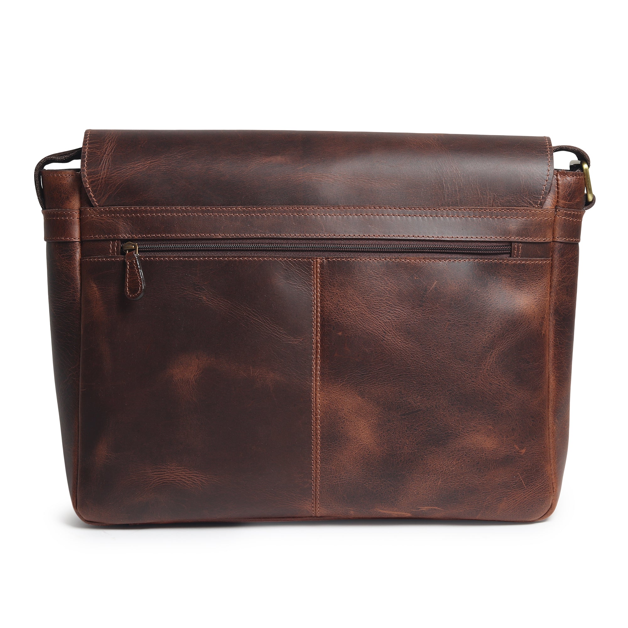 Genuine Sitka Leather Laptop Bag - Classy Leather Bags - Flyclothing LLC