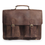 Buffalo Leather Messenger Bag - Classy Leather Bags - Flyclothing LLC