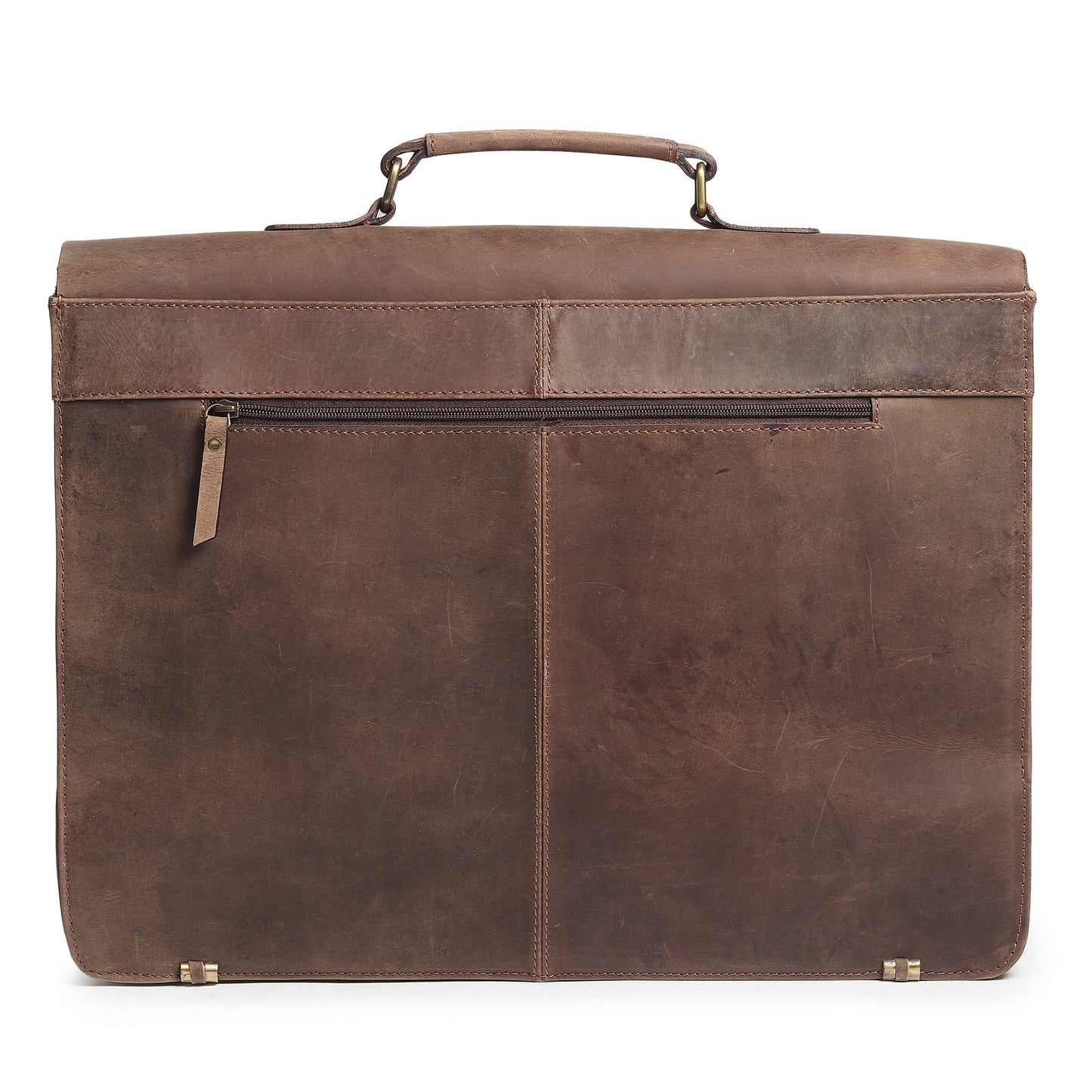 Buffalo Leather Messenger Bag - Classy Leather Bags - Flyclothing LLC
