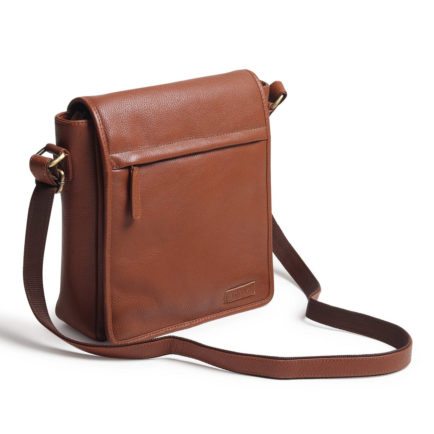Leather Crossbody Bag for Travel Work - Classy Leather Bags - Flyclothing LLC